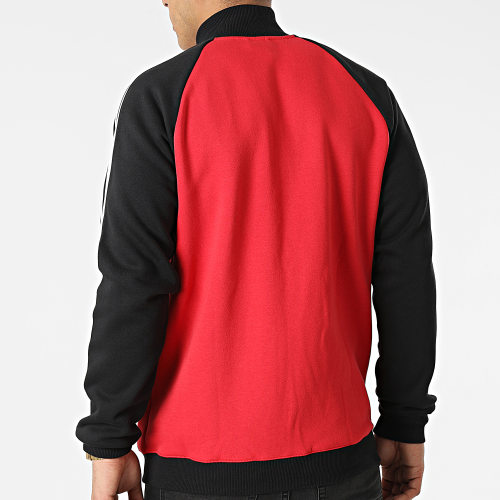 Veste Zippée Manchester United FC 21 H63993 Rouge Noir