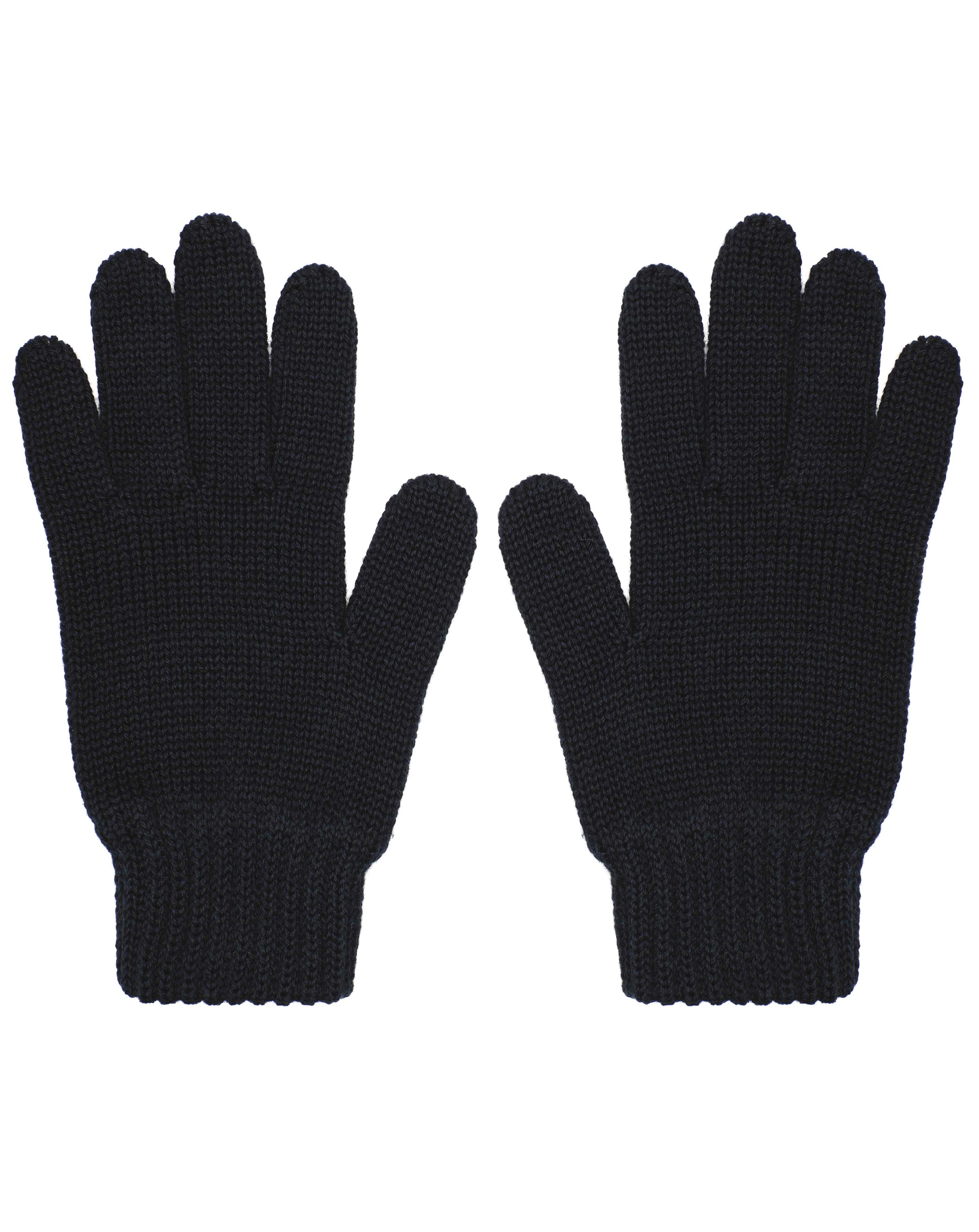 Strick-Fingerhandschuhe MINI GIRLS CLASSIC in navy