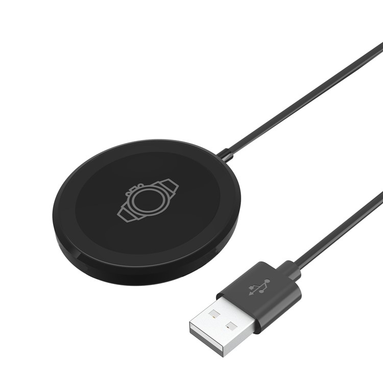(1m) USB A auf Samsung Galaxy Watch / Samsung Gear Magnetisches Ladekabel - Schwarz