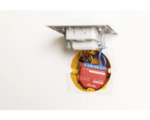 Shelly Plus 1PM verbeterde 1-kanaals wifi-switch - Compatibel met SMART HOME van hornbach