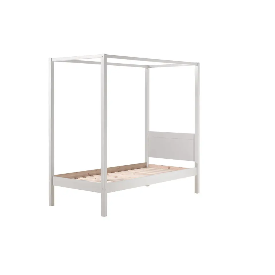 Vipack hemelbed Pino - wit - 207,6x97,3x190,5 cm