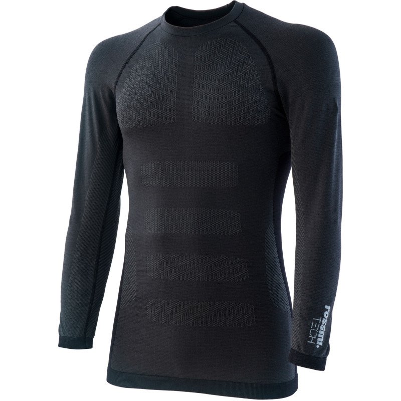 t-shirt thermorégulateur à manches longues noir