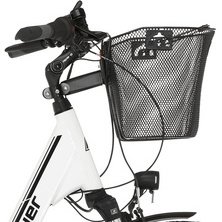 Panier pour guidon de vélo, fixation rapide, noir