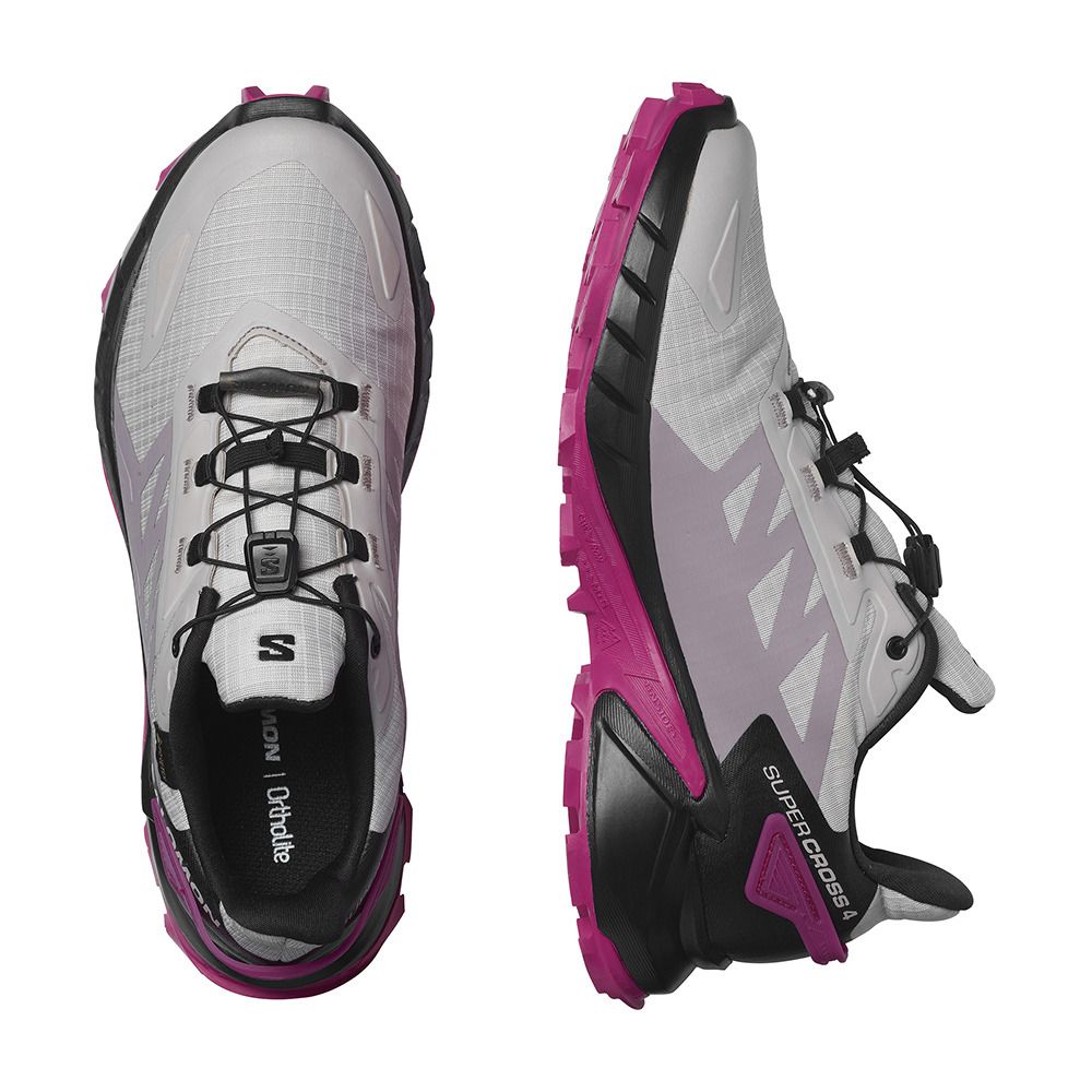 Salomon SUPERCROSS 4 GTX - Chaussures trail Femme ashes of roses