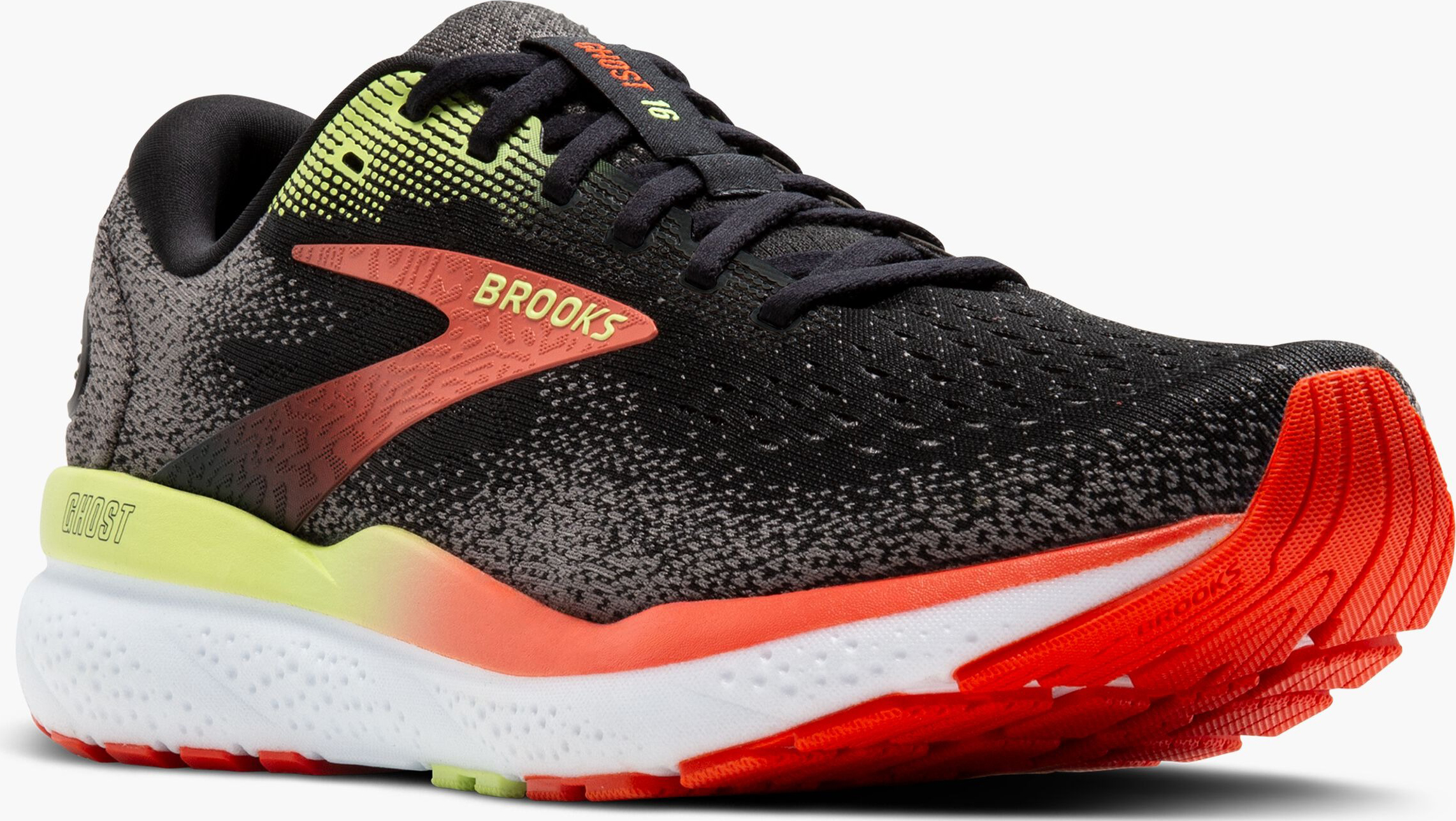 Ghost 16 Herre 049/Black/Mandarin Red/Green