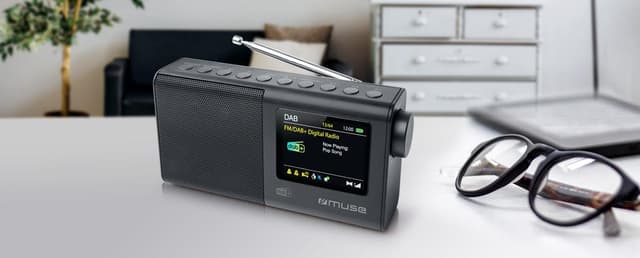 Muse Bærbar radio M-117 DB Bærbar, Sort, FM, DAB/DAB+