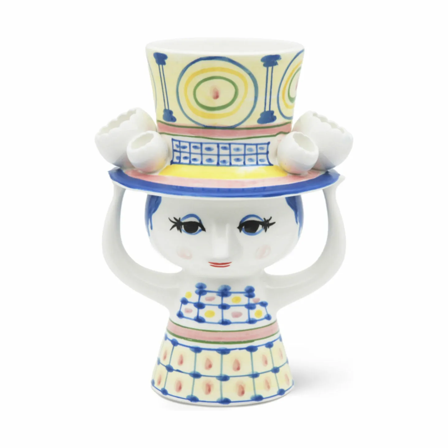Bjørn Wiinblad Lady With Hat Vase