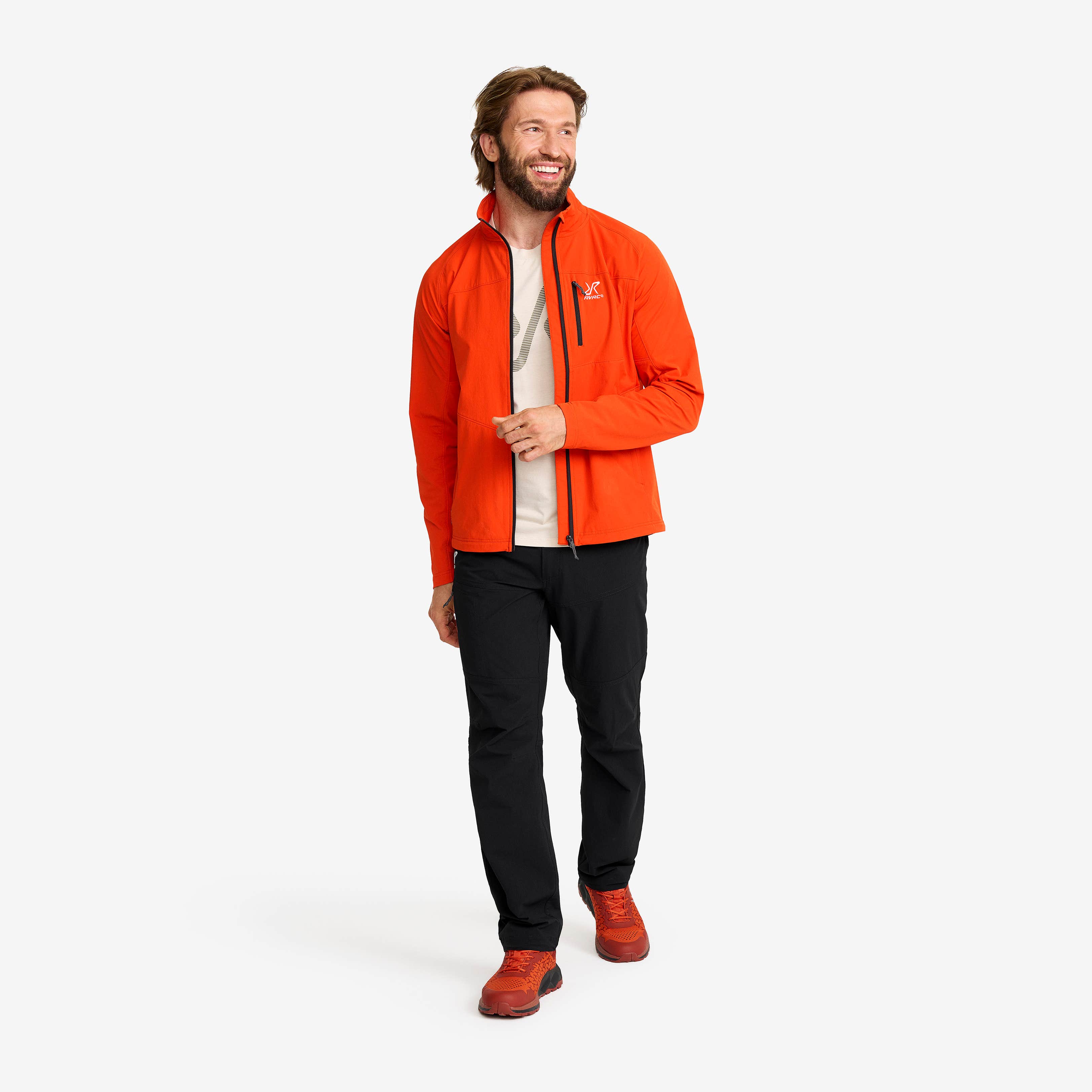 Venue Light Softshell Jacket Herre Pureed Pumpkin