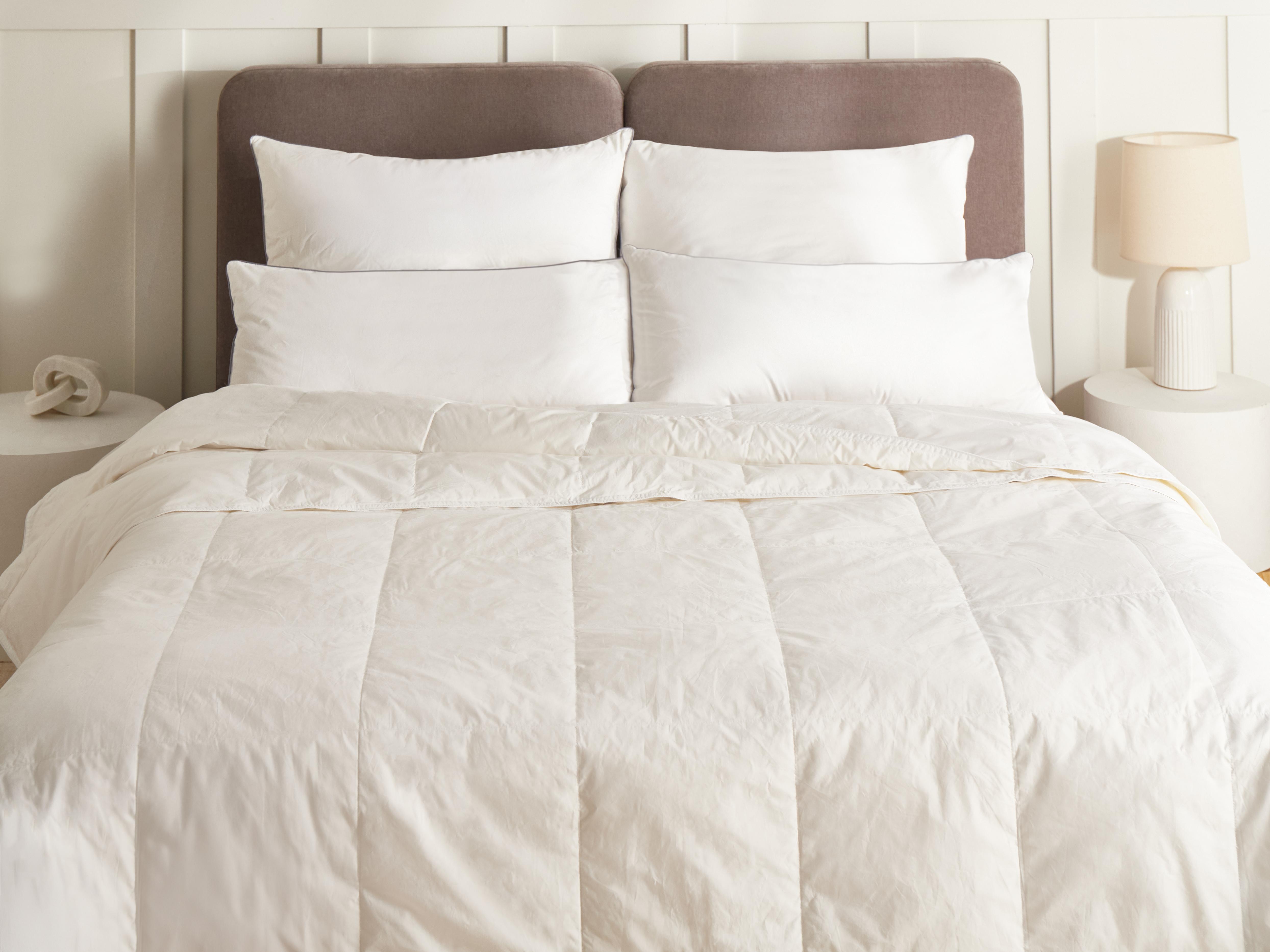 Dekbed dubbellaags all-season Eendenveren en eendendons SERRATO 220 x 240 cm