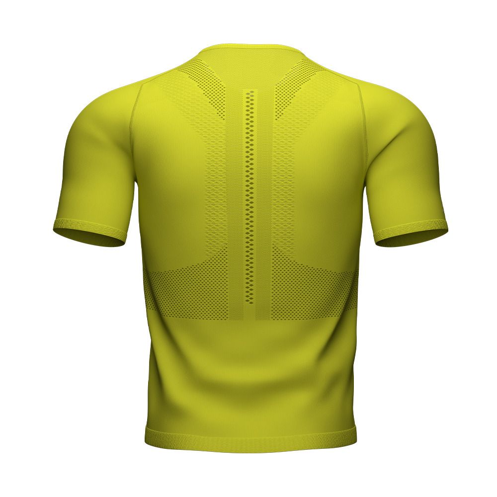 Compressport TRAIL FITTED - Maillot Homme primerose