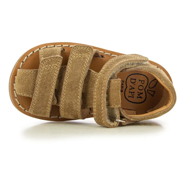 Pom d'Api Sandales Waff Uncle | Marron