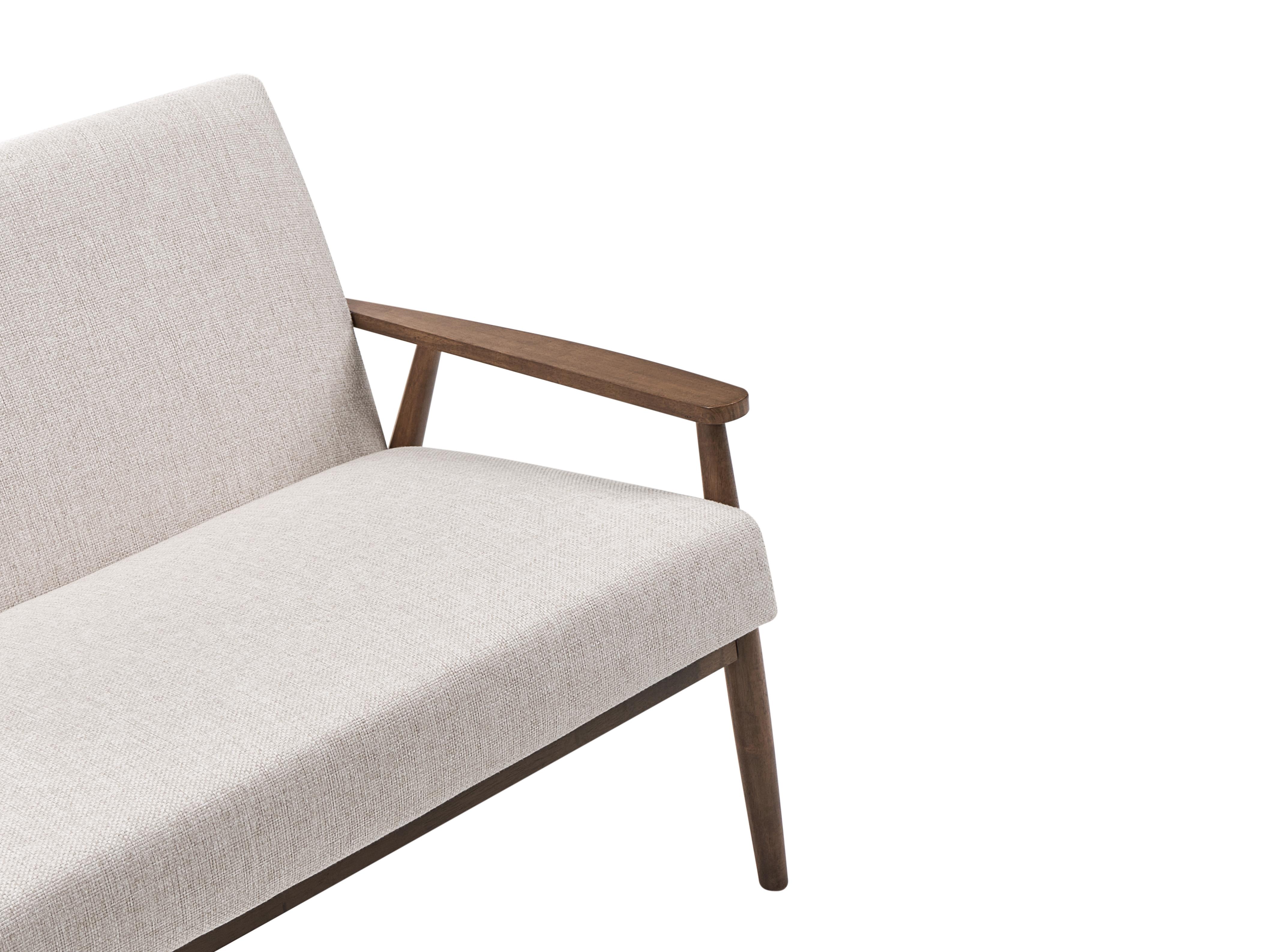 Bankenset 6-zits ESRUM Stof Donkerbruin/beige