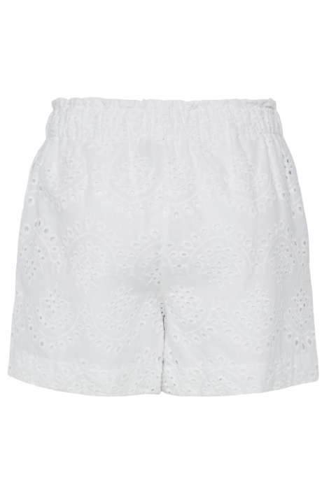 Pieces witte dames korte broek