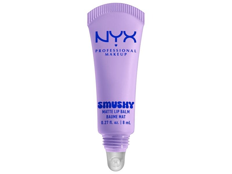 NYX Professional Makeup Smushy Matte Lip Balm 01 Sugar Smus Vegane Lippenpflege für samtweiche, matte Lippen