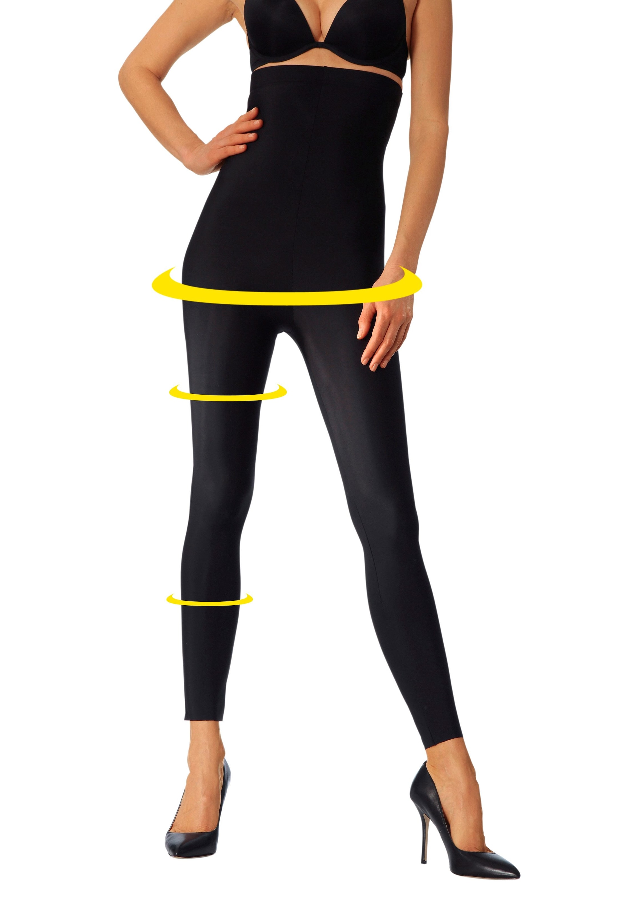 LASCANA Highwaist Leggings  mit leichtem Shaping Effekt, Loungewear