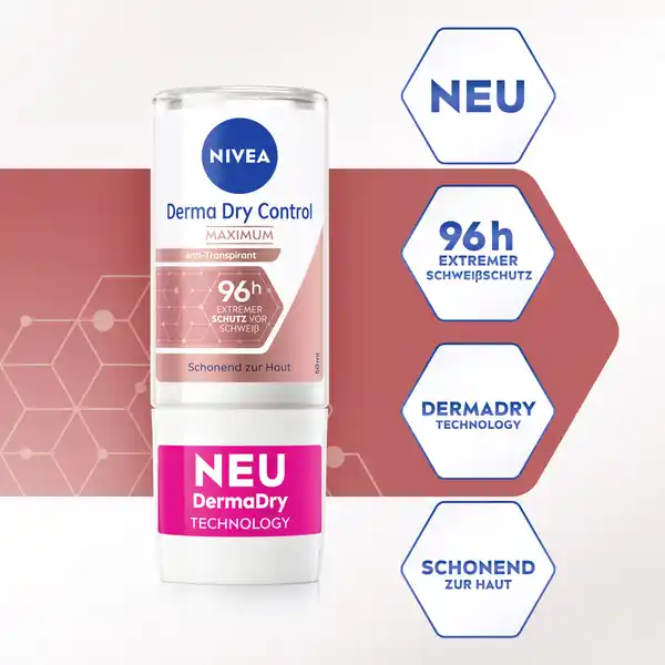 Deo Roll-on Derma Dry Control Maximum Anti-Transpirant