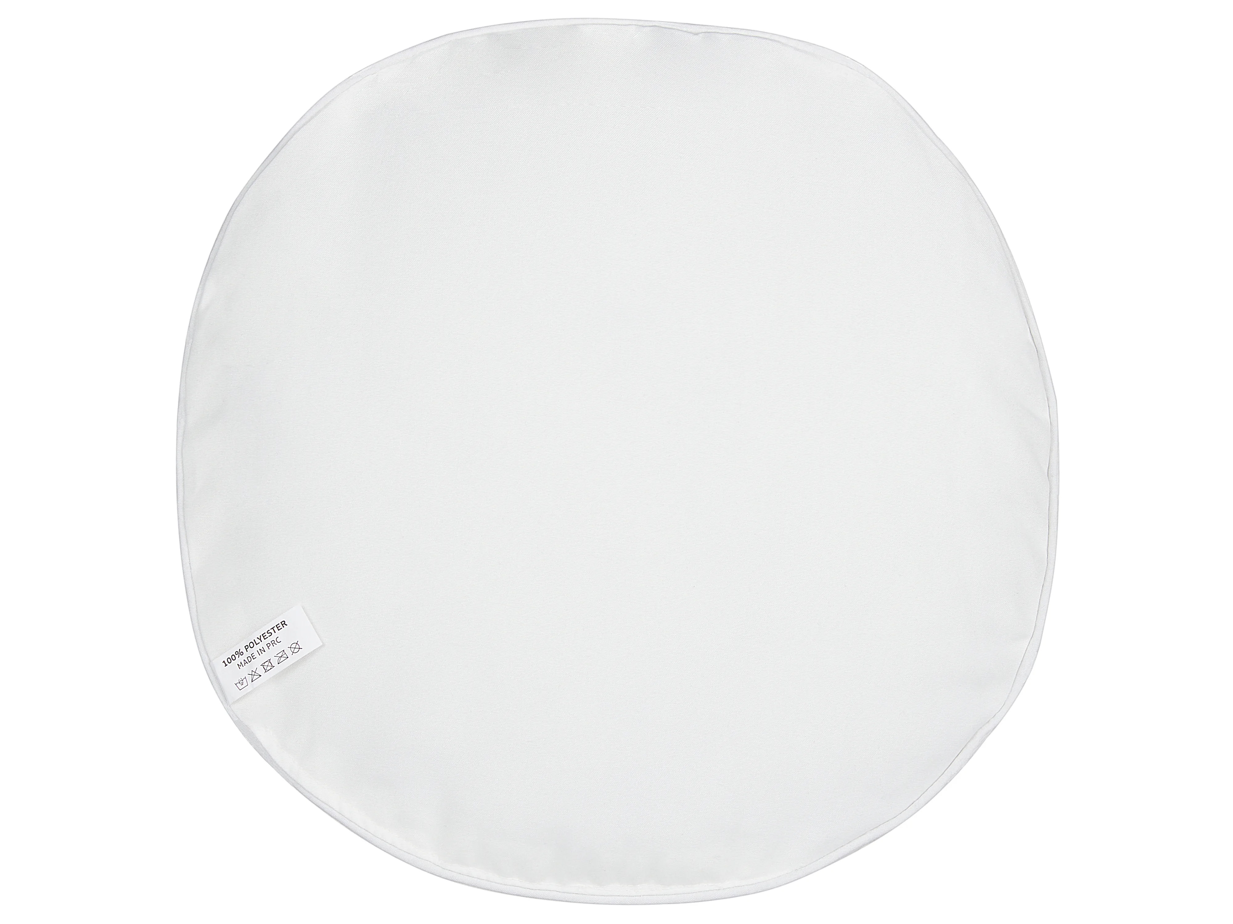 Set van 2 tuinkussens VEGLINO bladpatroon 40 x 40 cm Blauw