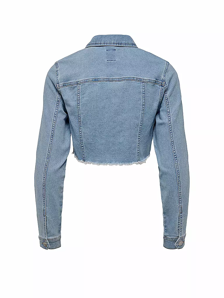 ONLY Jeansjacke Cropped Fit ONLWONDER  hellblau