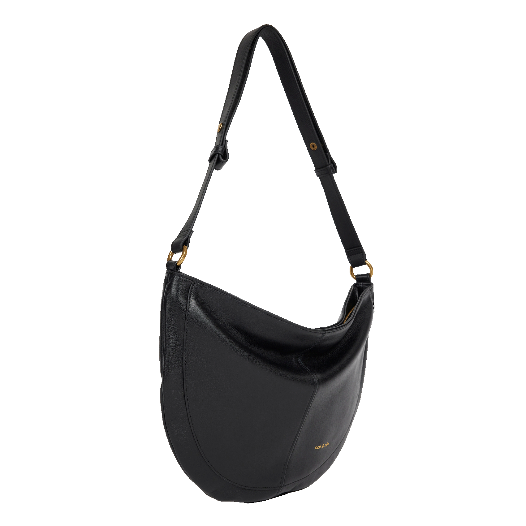RODEO - Sac cabas porté épaule en cuir | Noir