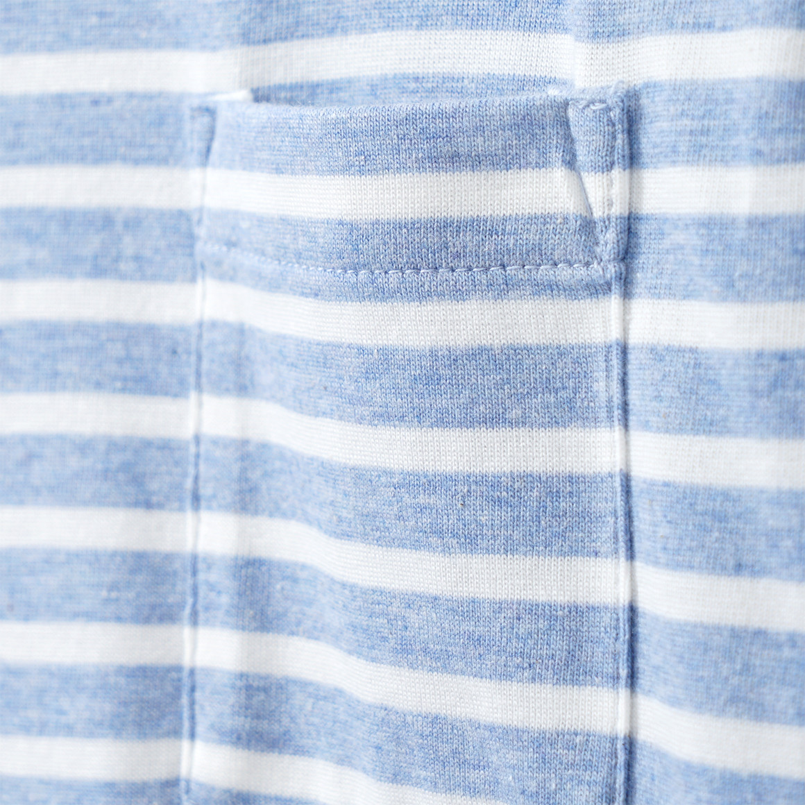Topolino Jungen Langarmshirt mit Streifen hellblau / weiss