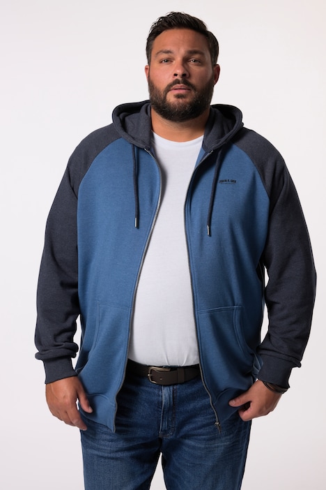 John F. Gee Hoodiejacke, Kängurutasche, bis 8 XL