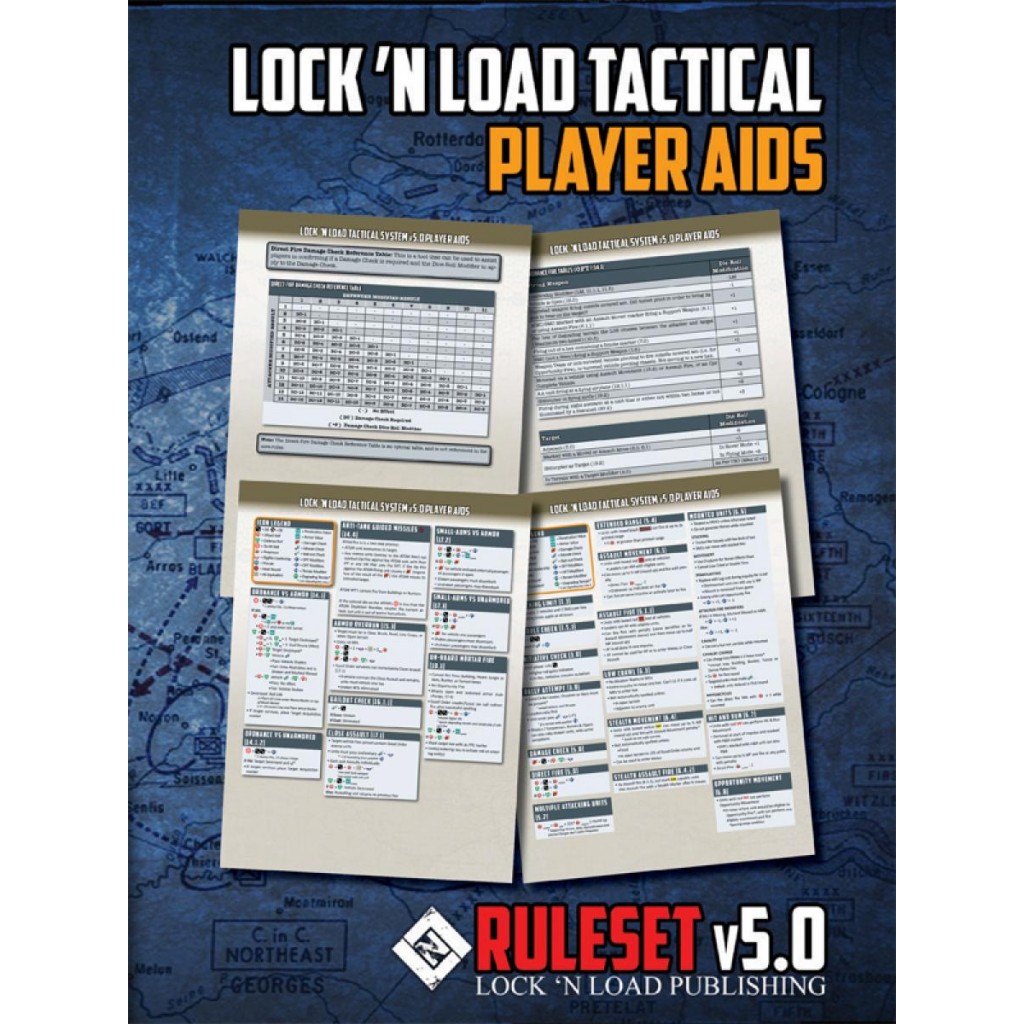 Lock 'n Load Tactical - Player Aid Cards v5.0