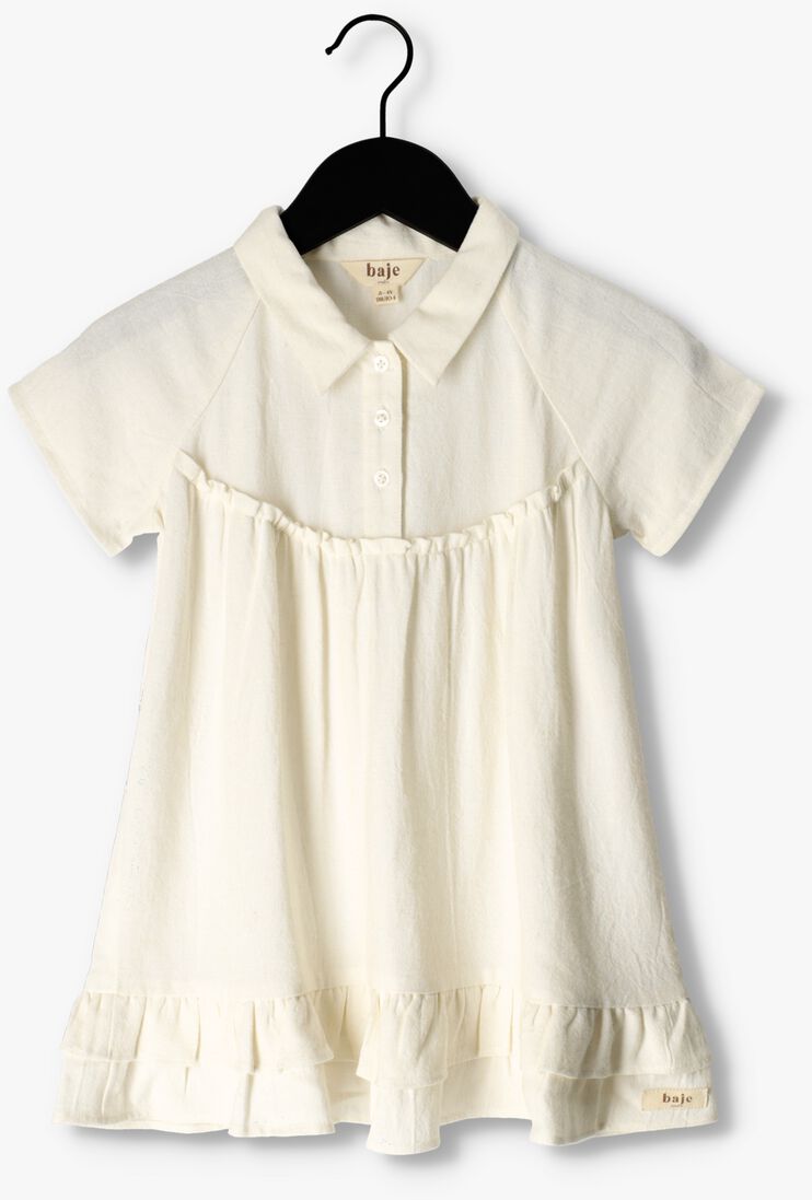 BAJE STUDIO gebroken wit baje studio mini jurk dress 2