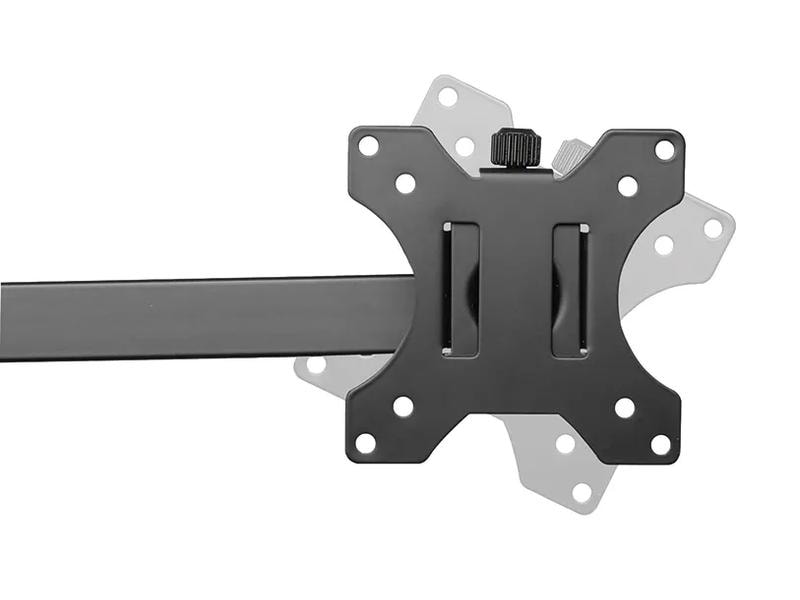 NEOMOUNTS Monitor-Standfuss FPMA-D550DD3BLACK Schwarz Völlig beweglicher Tischständer für drei Bildschirme von 13 bis 27