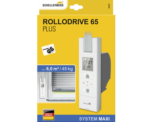 Schellenberg 22727 Rollodrive 65 Plus bandopwinder, trekkracht 45 kg