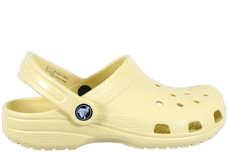 CROCS CLASSIC DAYLILY CLOGS I GULT GUMMI