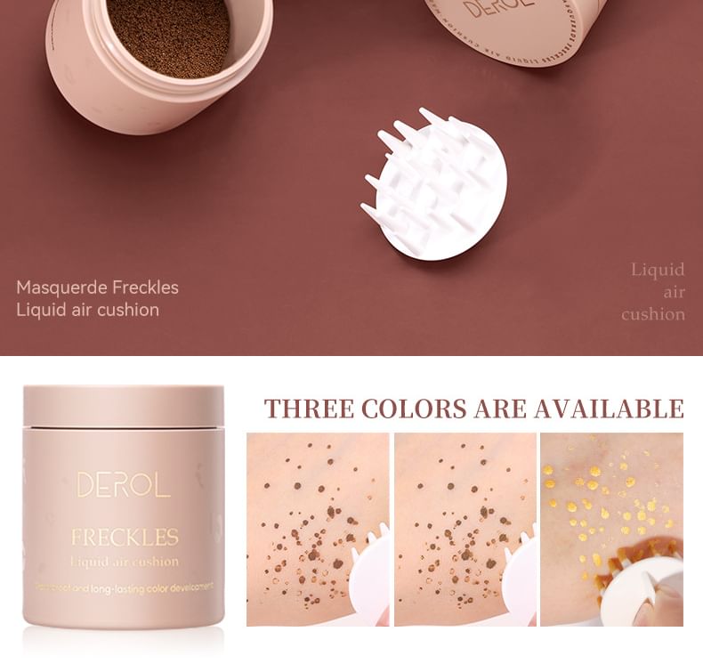 DEROL - Masquerd Freckles Liquid Air Cushion - 3 kleuren