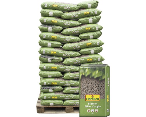 Geëxpandeerde klei FloraSelf 8-16 mm (42 zakken x 30 liter = 1,26 m³) 1 pallet