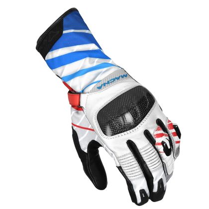 Gants Macna KROWN - Rouge / Blanc