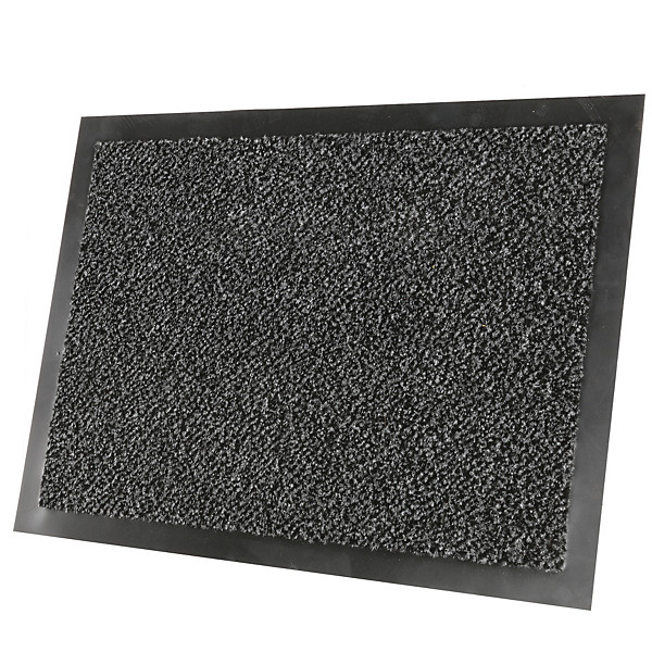 Tapis d'entrée absorbant Classic gris 0,90 x 1,50 m
