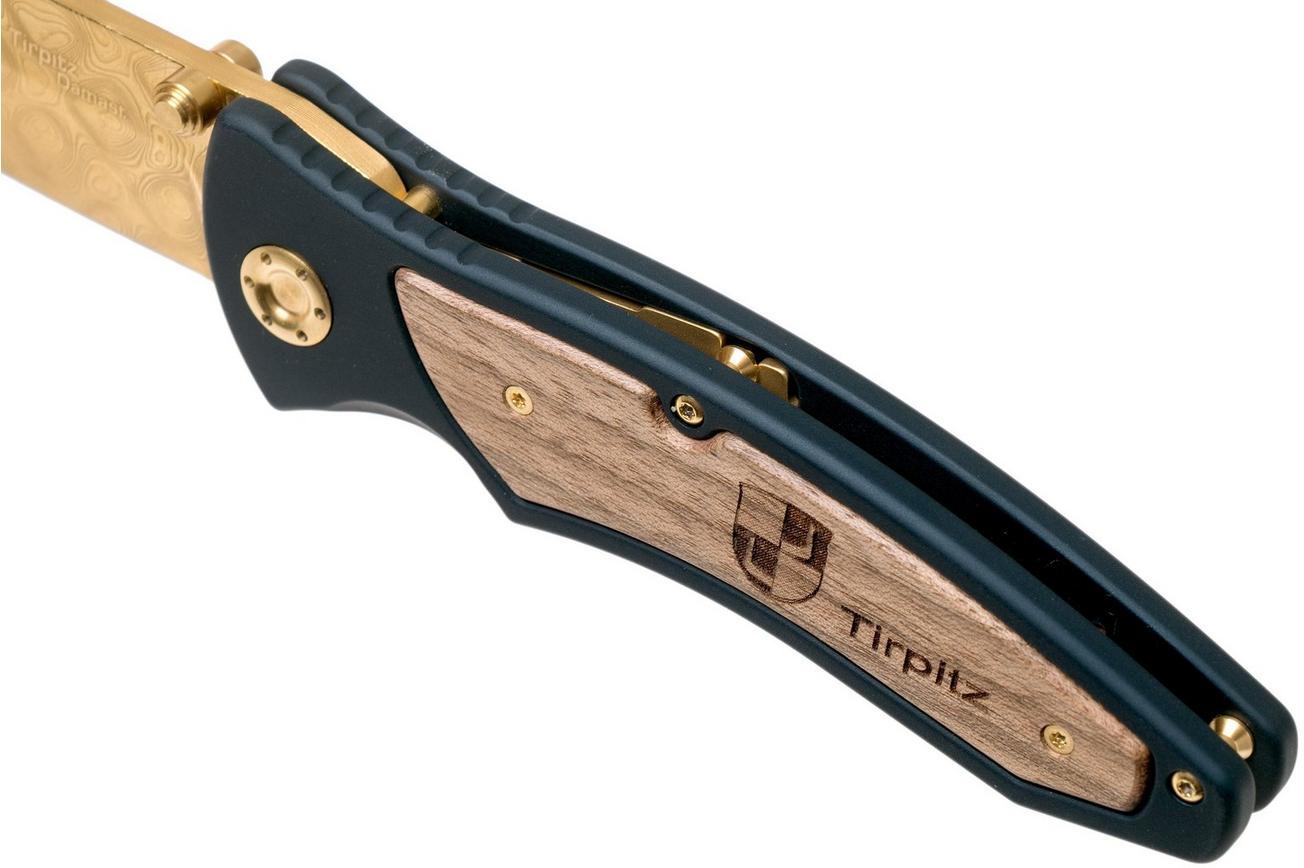 Böker Tirpitz Damast Gold Limited Edition 110194DAM zakmes