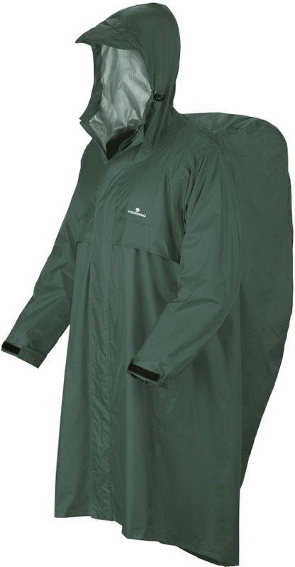 Ferrino - Trekker Ripstop - Poncho - Groen - Gealuminiseerd Nylon
