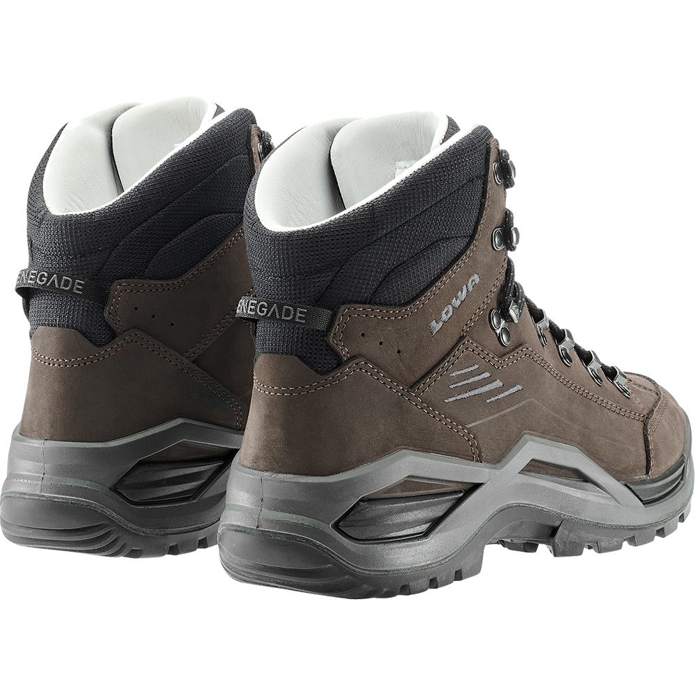 LOWA Renegade EVO LL MID Wanderschuhe Herren dunkelbraun