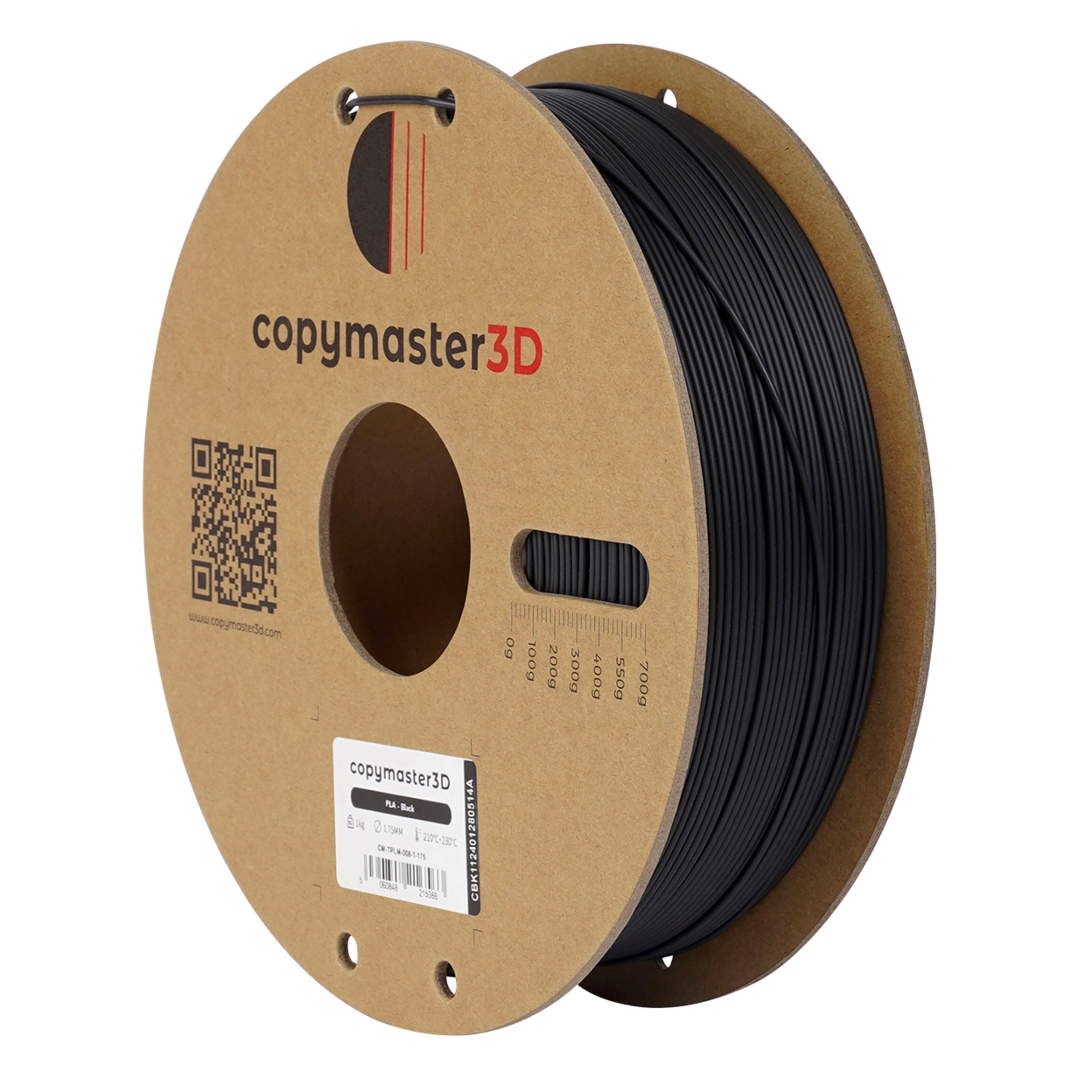 Copymaster3D PLA-filament for 3D-skriver 1,75 mm Svart