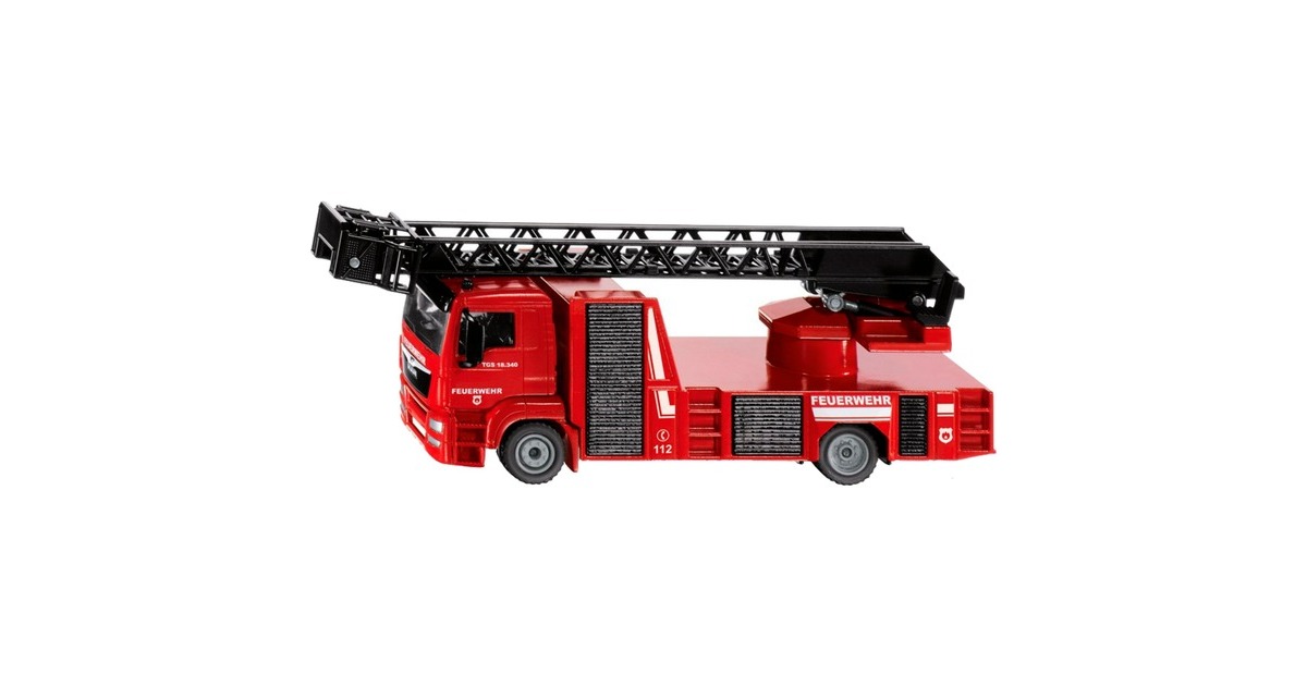 SIKUSuper - MAN brandweer ladderwagen Modelvoertuig  (Schaal 1:50)