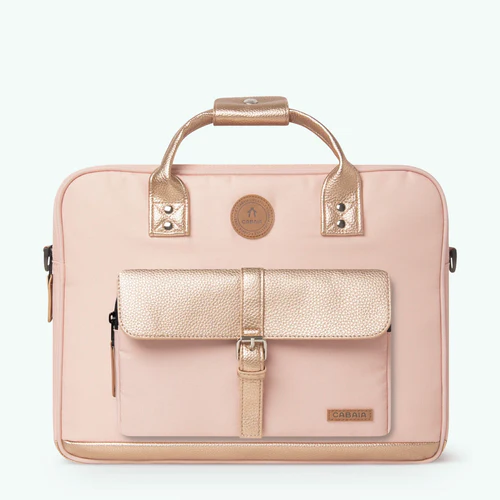 Sac ordinateur Queretaro rose clair