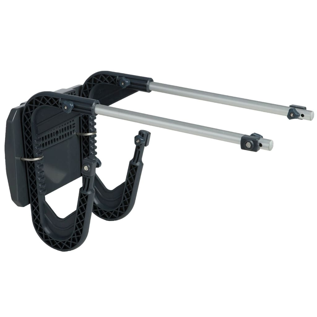 Conjunto de barco inflável Intex Excursion 4 com motor elétrico e suporte.
