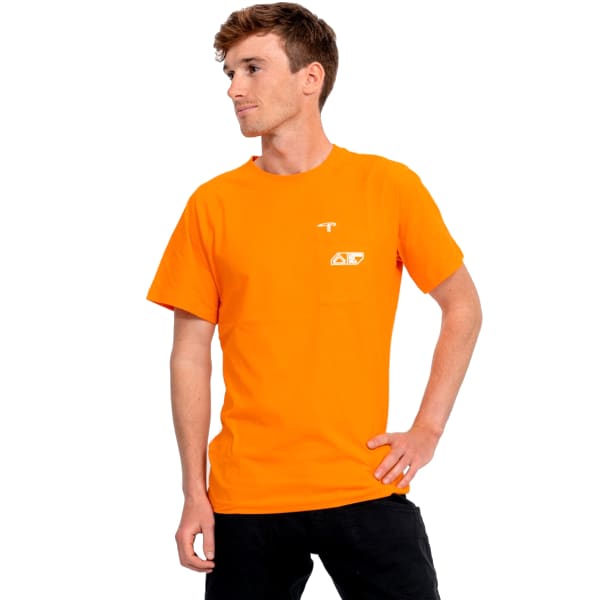T-shirt escalade LOOKING FOR WILD CINTO TENCEL BRIGHT MARIGOLD/GARDENIA