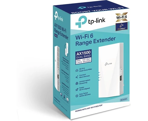 TP-Link RE500X AX1500 Wi-Fi 6 Range Extender