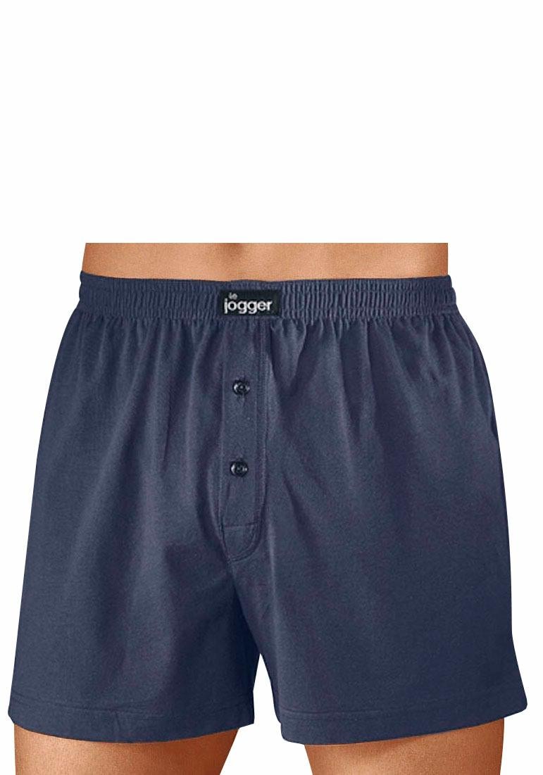 le jogger® Weiter Boxer, 4 Stk. aus angenehm weicher Baumwoll-Qualität