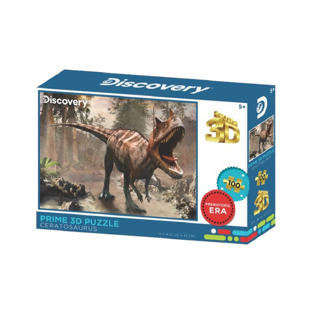 Puzzle Prime 3D - Discovery Ceratosaurus - 100 pièces