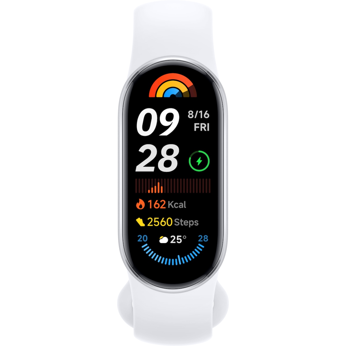 Xiaomi Smart Band 9 aktivitetsmåler (glacier silver)