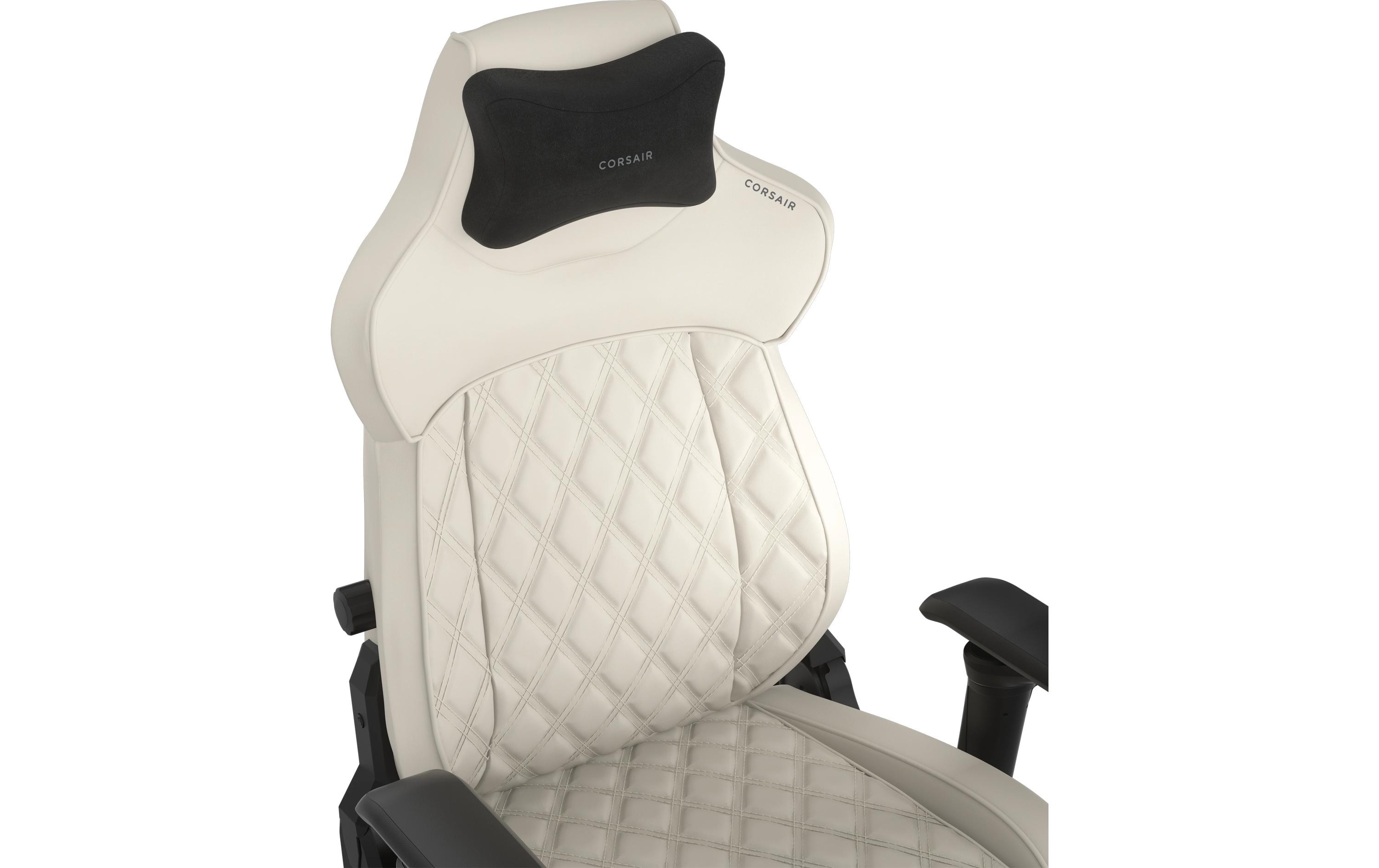 Gaming-Stuhl TC500 Luxe Frost<br>Ergonomischer Racing-Gaming-Stuhl mit einer Belastbarkeit von bis zu 120 kg