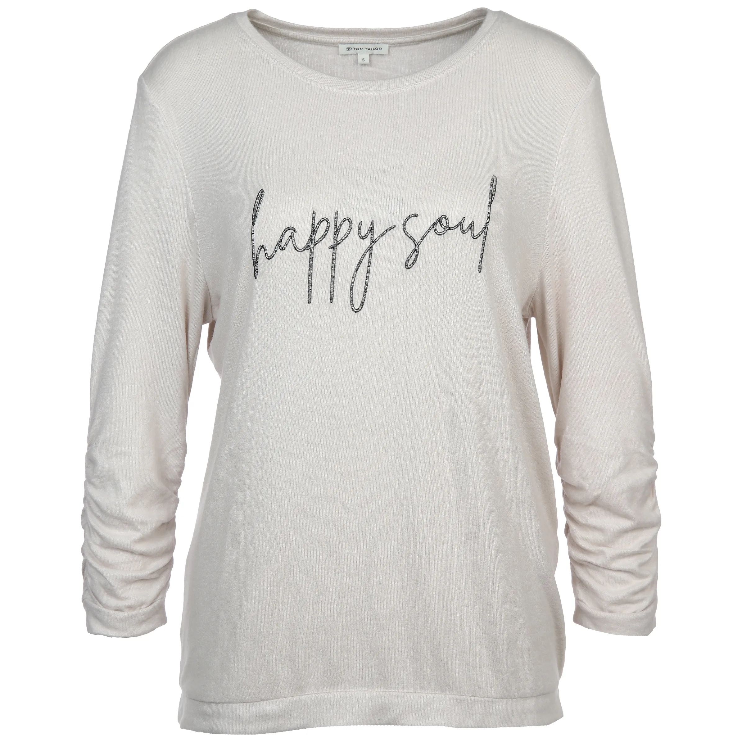 Damen Shirt mit Glitzerstickerei
