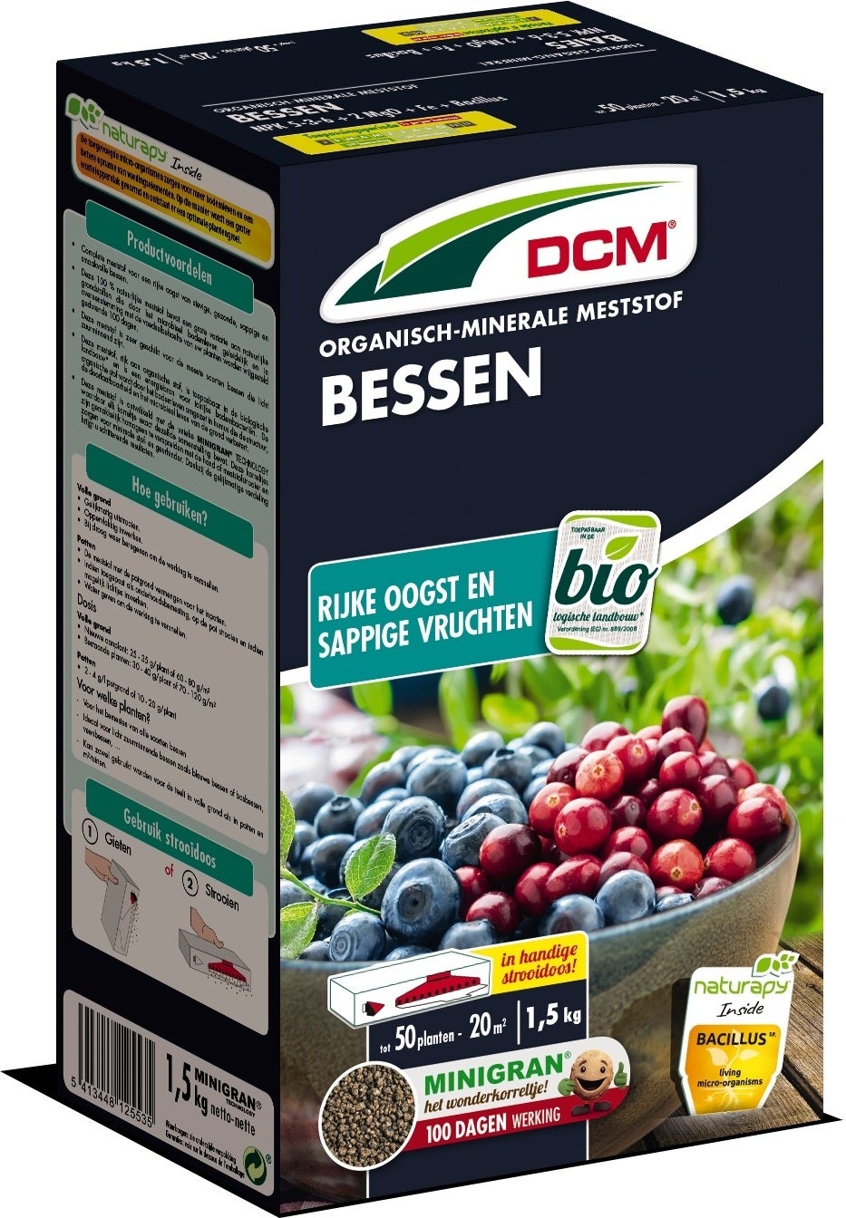 DCM meststof bessen 1,5 kg