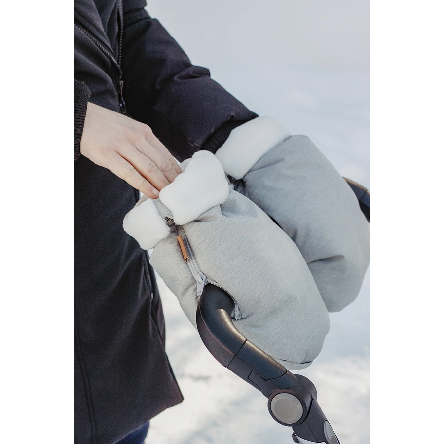 BEABA® Kinderwagenhandschuhe graumeliert